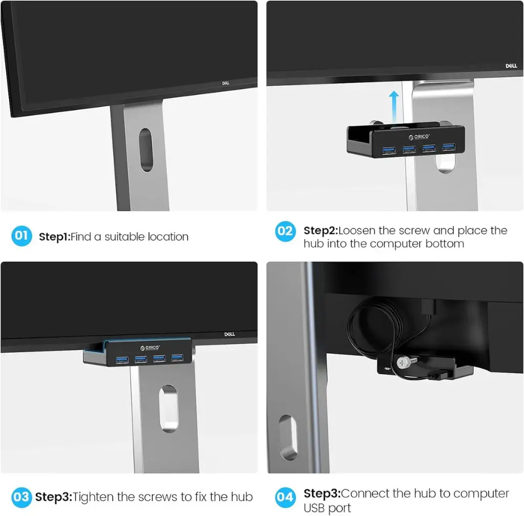 OricoMH4PU-P-BK-BPAluminumAlloy4PortUSB3.0Clip-TypeHUB_3.webp