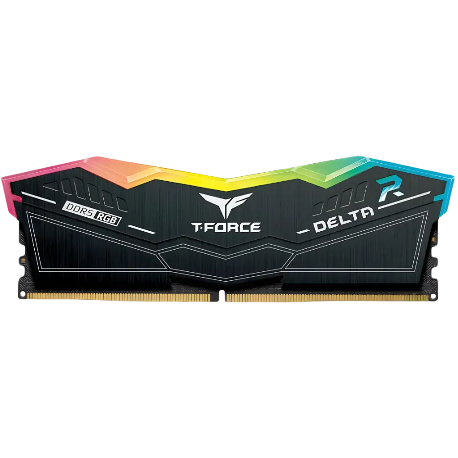 T-Force 16GB CL-38 (2 x 8) DDR5 6000MHz RAM (Black)  