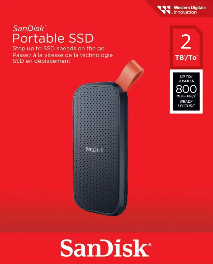 External SSD 2TB SANDISK E30-G26 800MB/S
