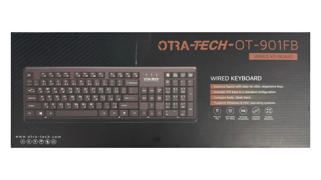 OTRA-TECH KEYBOARD 901 WIRE 
