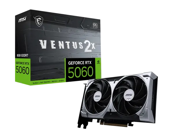 MSI RTX5060 Ventus 2X OC 8GB GDDR7 V537-002R