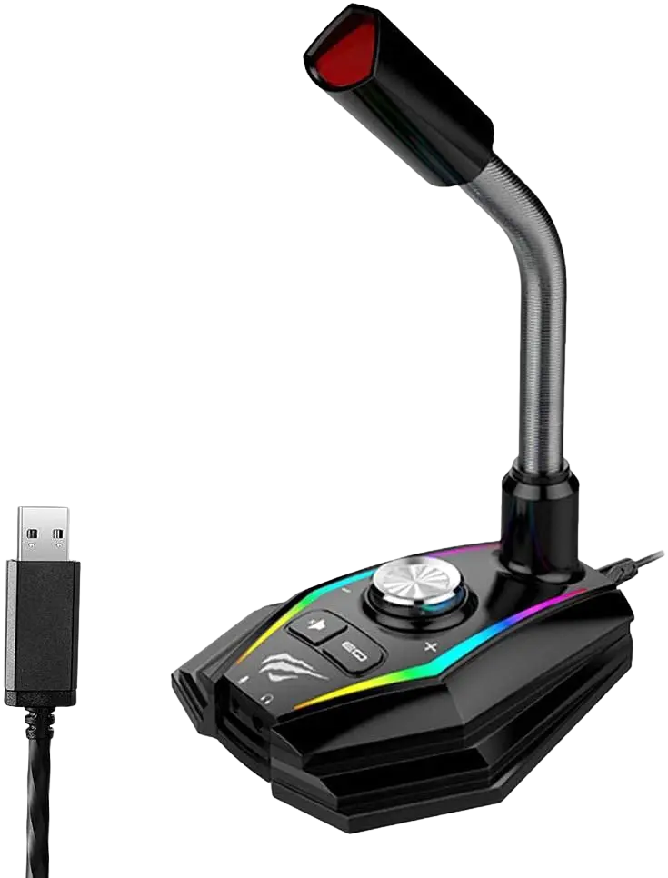 Havit Gamenote GK56 USB RGB LED Light Gaming Mic 